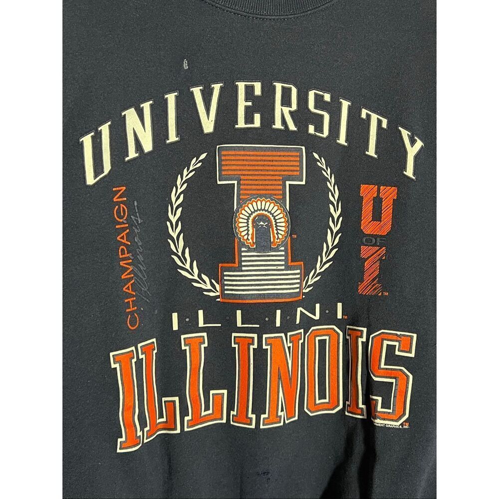 Vintage University Of Illinois Fighting Illini Sweater - Picture 2 of 6